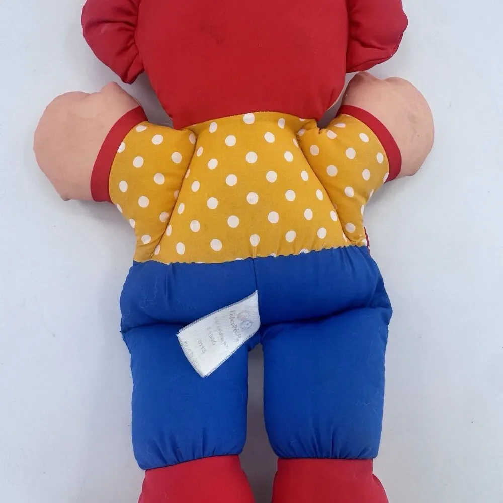 Fisher Price Kiddicraft Vintage 1990 Learning Clown Count Tie Snap Zip Button